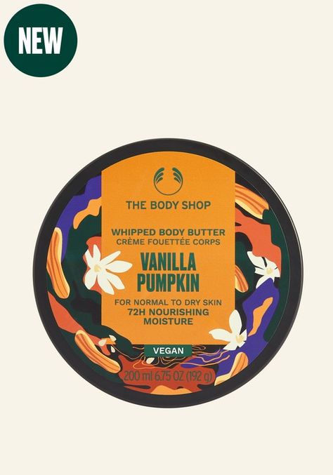 Body Moisturizers | Body Care | The Body Shop® Pumpkin Body Butter, Body Shop Vanilla, Raspberry Whip, Body Shop Body Butter, Vanilla Body Butter, Vanilla Smell, Shea Butter Hair, Shea Body Butter, Oil Moisturizer