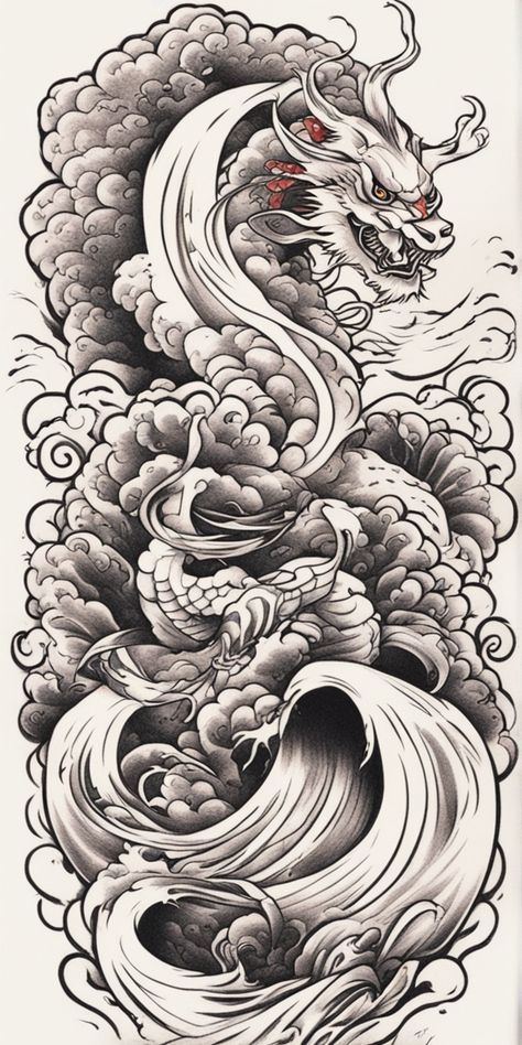 Explora esta imagen llena de ideas inspiradoras para tatuajes japoneses. Desde coloridos dragones místicos hasta delicadas flores de cerezo y poderosos samuráis, captura la belleza y la profundidad de la cultura japonesa en tu piel. ¡Piérdete en la inmensidad del arte corporal japonés! Dragon Koi Fish, Fist Tattoo, Traditional Japanese Tattoo Designs, Canvas Background, Koi Fish Tattoo, Traditional Japanese Tattoos, Cherry Blossom Art, Japanese Tattoo Designs, Japanese Tattoo Art