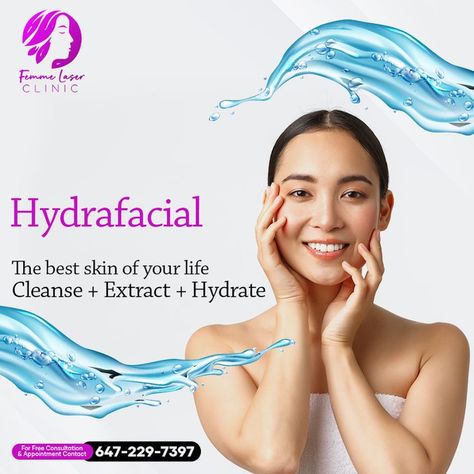 Hydrafacial Post, Salon Advertising Ideas, Skin Technology, Hair Laser, Salon Offers, Target Hair Products, Laser Clinic, Skin And Hair Clinic, Skin Care Specialist