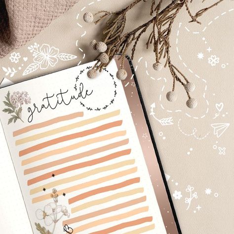 Gratitude Bujo Layout, Bujo Gratitude Page, Aesthetic Gratitude Journal, December Gratitude Log, Gratitude Journal Layout Design, Gratitude Journal Page Ideas, Post It Journal Ideas, Gratitude Log Ideas, Thankful Journal Ideas