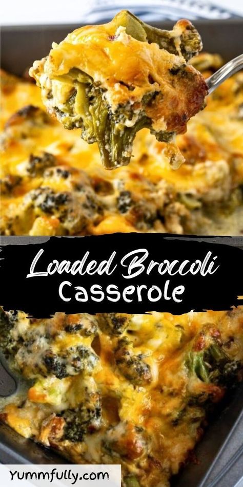 If you’re following a low-carb diet, this quick and easy Loaded Broccoli Casserole is the perfect side dish for you. Creamy and cheesy, this casserole can be served as a side dish or as a main meal. Made with broccoli, bacon, sour cream, mayo, shredded Monterey Jack, chives, and spices blend together to create a masterpiece!