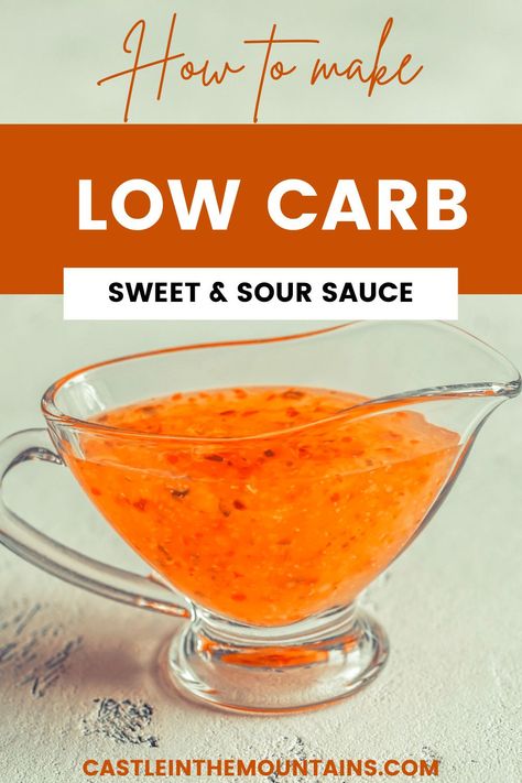 Sweet N Sour Sauce Recipe, Keto Sauces, Baking Powder Uses, Boiled Egg Diet Plan, Low Carb Sauces, Low Carb Low Sugar, Sweet And Sour Sauce, Low Carb Diet Recipes, Best Diet Plan