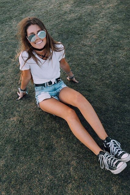 Coachella Festival Outfit, Cute Concert Outfits, Outfit Converse, Coachella 2016, Coachella Looks, Concert Outfit Summer, Style Bleu, Look Festival, Summer Festival Outfit