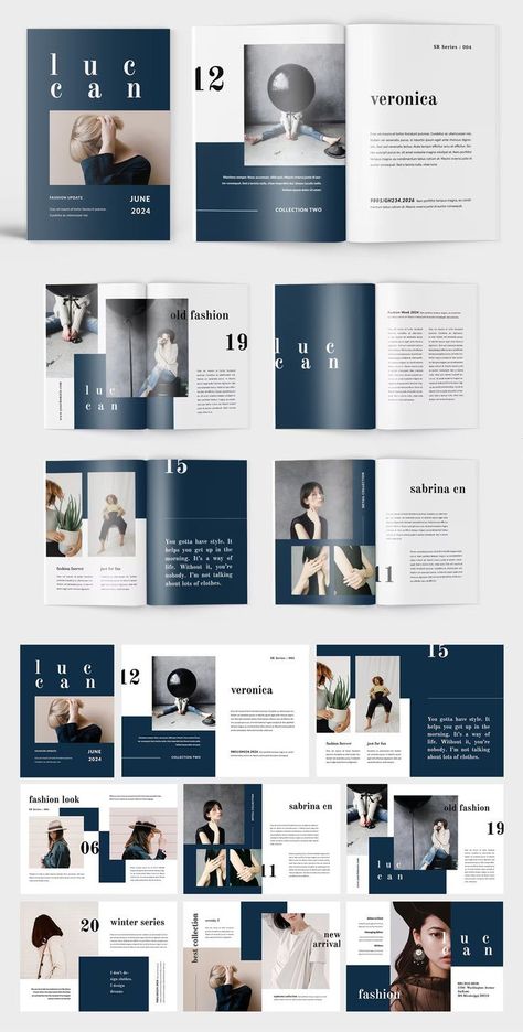 Lookbook Examples Fashion, Catalog Book Design, Catalogue Design Fashion, Fashion Look Book Design, Catalog Design Layout Fashion, Perfume Catalogue Design, Cataloge Designs, Lookbook Layout Fashion Look Books, Lay Out Magazine