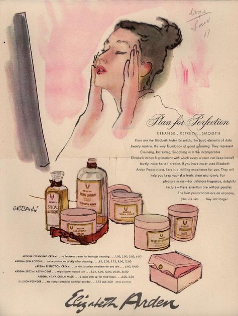 Rene Bouche, 1950s Beauty, Vintage Tips, Vintage Makeup Ads, Vintage Beauty Ads, Makeup Ads, Beauty Ads, Daily Beauty Routine, Retro Beauty