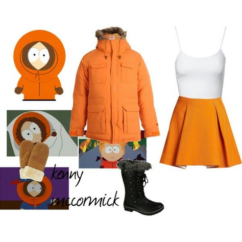 South Park outfit Kenny Kenny South Park Halloween Costume, Kenny Mccormick Inspired Outfits, South Park Outfit Ideas, Kenny Outfits, South Park Inspired Outfits, South Park Outfits, Mccormick South Park, Disfraces Ideas, South Park Cosplay