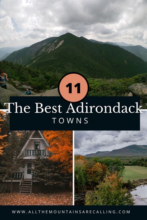 Here you will find the best Adirondack towns, all about the Adirondack mountains, Adirodacks New York, Upstate New York, the best mountain towns to live in, best Adirondack hikes, Adirondack things to do, best places to stay in Adirondacks, best Adirondack camping, and more! Click the link for all the information! New York Day Trip, New York Upstate, Adirondacks Ny, Upstate Ny Travel, Lake Placid New York, New York State Parks, Massachusetts Travel, New York Vacation, Maine Vacation