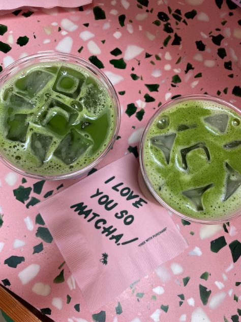 Los angeles, cha cha matcha, matcha latte, pink aesthetic, california Matcha And Pink Aesthetic, Cha Cha Matcha Aesthetic, Matcha Pink Aesthetic, Matcha Themed Party, Matcha Moodboard, Matcha Station, Matcha Latte Aesthetic, Matcha Bar, Matcha Bars