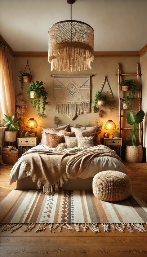 Yoga Inspired Bedroom, Master Bedrooms Decor Romantic, Stylish Bedroom Ideas, Art Decor Ideas, Fall Bedroom Decor, Homes Decor, Inspired Bedroom, Cozy Fall Bedroom, Fall Bedding