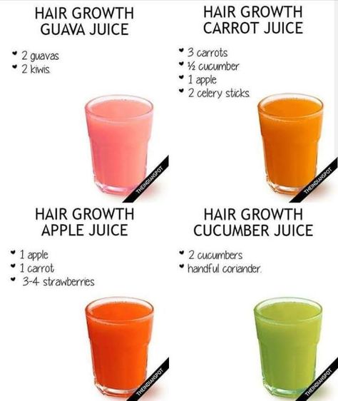 Hair Growth Diet, Faster Hair Growth, Motivasi Diet, Resep Smoothie, Hair Growth Foods, Hair Care Growth, Juicer Recipes, Healthy Juice Recipes, Juicing For Health