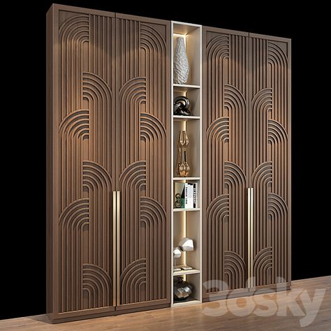 Wardrobe Display, Wardrobe Design Modern, Bedroom Door Design, Wardrobe Design Bedroom, Display Cabinets, Bedroom Doors, Wardrobe Design, Office Interior Design, Cabinet Furniture