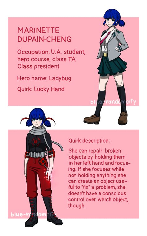 Cat Quirk Mha, Miraculous Mha Au, Mha X Miraculous, Mha X Mlb, Chloe And Sabrina, Quirk Ideas Bnha, Hero Costumes Design, Alya And Nino, Luka X Adrien