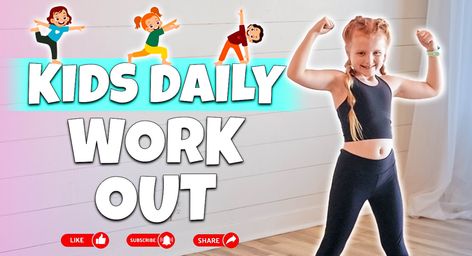 Kids Workout at home! Kids Workouts At Home, Workouts For Kids At Home, Workout For Kids, Murph Workout, Kids Workout, Workouts At Home, Kids At Home, Professional Advice, Workout Plans