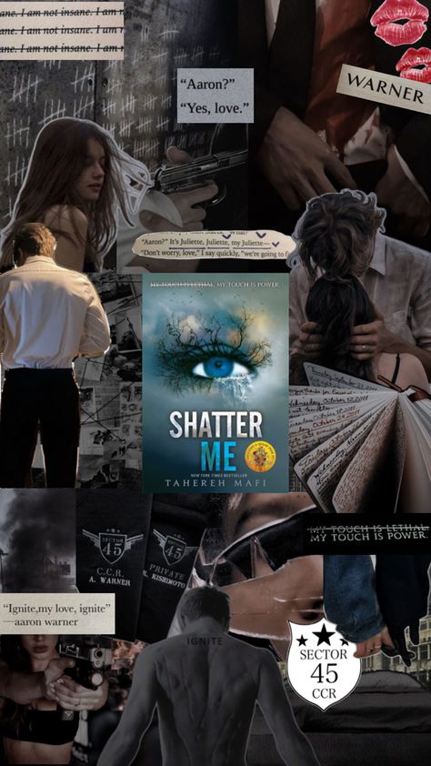 shatter me by tahereh Mafi Juliette And Aaron, Tahereh Mafi, Shatter Me Series, Shatter Me, Aaron Warner, Fantasy Aesthetic, Book Boyfriends, Book Aesthetic, Book Worms