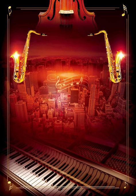 Concert Background, Jazz Background, Background Images Red, Christian Background Images, Digital Graphics Art, Christian Graphic Design, Jazz Concert, Concert Poster Design, Church Backgrounds