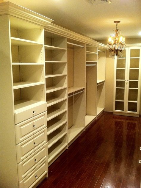 Empty Bedroom, Closet Organisation, Master Closet Design, Walk In Closet Design, California Closets, Closet Remodel, Build A Closet, Bedroom Closet Design, Dream Closets