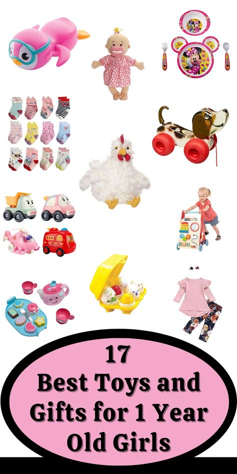 Check out this best gift guide for a 1 year old baby girl. You will find both toys and non-toy gifts. So it is a mix of useful and fun gifts for your baby. Be it your baby's first birthday or Christmas, choose from the best baby gifts in this list. Gifts for one year olds |Gift for kids that aren’t toys| Gifts for Baby Girl | Gifts for Baby| Gift For One Year Old Girl, Gifts For Baby Girl, Non Toy Gifts, Best Baby Gifts, Toy Gifts, Best Toys, Top Toys, Fun Gifts, Baby First Birthday