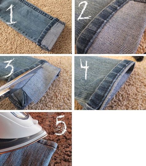 Diy Clothes Crop Top, Hemming Jeans, Sewing Hems, Original Hem, Invisible Stitch, Hand Sewing Projects, Sew Ins, Beginner Sewing Projects Easy, How To Hem Pants