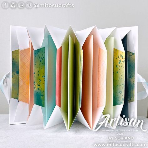 How To Make An Expanding Envelope Folder - Mitosu Crafts Envelope Folding Diy, Crafts With Envelopes, Envelope Journal, Credit Card Crafts, Folder Diy, How To Make Greetings, Accordion Folder, Envelope Template Printable, Envelope Book