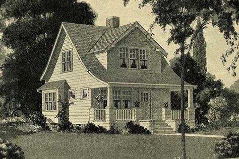 Sears House Plans, Sears Catalog Homes, Sears Kit Homes, Open Stairs, Sears Catalog, Traditional Style Homes, Old Houses For Sale, Bungalow House, Bungalow House Plans