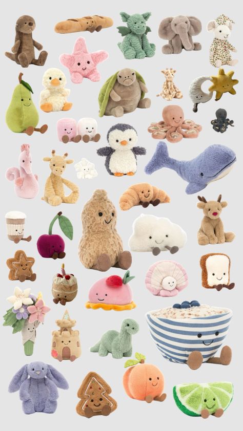 #jellycat#cute Jellycat Air Dry Clay, Jelly Cat Icon, Jelly Cat Wallpaper, Jelly Cat Clay Ideas, Jellycat Birthday Party, Jellycats Cute, Jelly Cat Bear, Jelly Cat Collection, Giant Jellycat