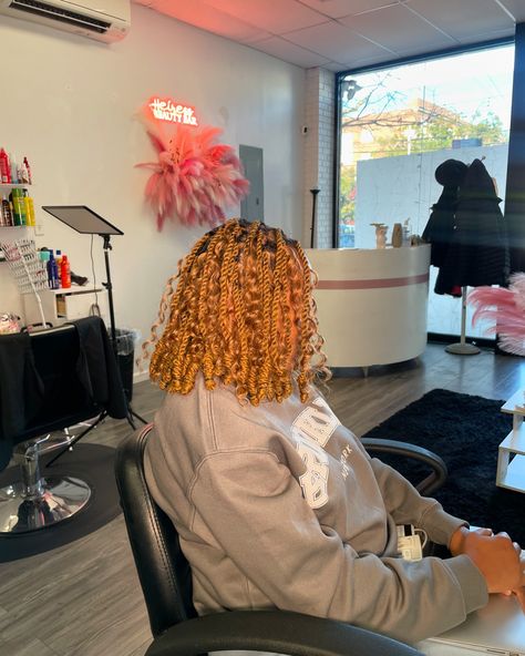 A look! 🙂‍↕️ • Book under; Invisible locs; Invisible locs with human hair curls in color 27 • •November books are open • Welcoming new clients always ☺️ Located in Queens , NY #indielocsnyc #invisiblelocsnyc #softlocsnyc Kid Hairstyles Braids, Invisible Locs With Curls, Cornrow Rasta Hairstyles, Cornrow Rasta, Locs With Human Hair Curls, Locs With Human Hair, Locs With Curls, Easy French Braid, Women Pixie Haircut