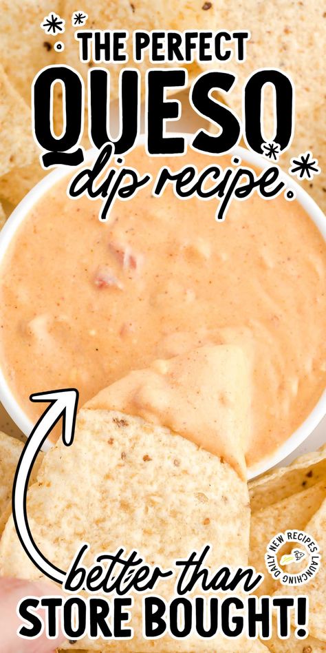 Our cheesy queso dip is loaded with melted cheese and plenty of flavor that will be a game changer at your next party. Queso Dip Cheddar Cheese, Cheese Dip With Heavy Cream, Lonestar Queso Dip Recipe, Best Ever Queso Dip, Sharp Cheddar Queso Dip, Cheese Caso Dip, Quasi Cheese Dip, Queso Chip Dip, Tumbleweed Queso Dip Recipe