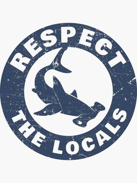 Respect The Locals, Surf Room, Beach Wall Collage, Ocean Room, Shark Bait, Surf Poster, Cocoppa Wallpaper, Beach Room, Hammerhead Shark