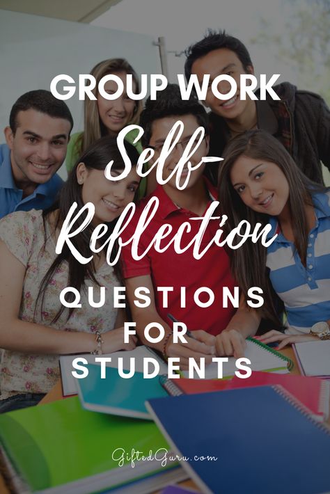 These self-reflection questions for students help them evaluate how they worked in their groups. Awesome for group work! #classroommanagement #gifteded #gt #groupwork #smallgroupinstruction Reflection Questions For Students, Self Reflection Questions, Questions For Students, Accountable Talk, Youth Group Activities, Lead Teacher, Reflection Activities, Teaching Character, Youth Work