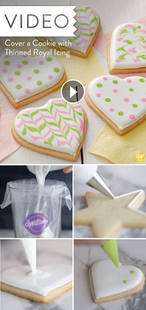 Icing For Cookie Decorating, Decorate Cookies With Royal Icing, Icing Tutorials, Best Royal Icing Recipe, Easy Royal Icing Recipe, Cookie Decorating Icing, Cookies Royal Icing, Cookie Icing Recipe, Cookies With Royal Icing