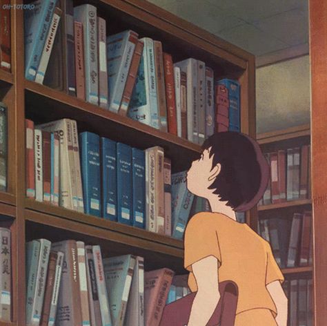 prettybooks Studio Ghibli, A Book, Gif, Books