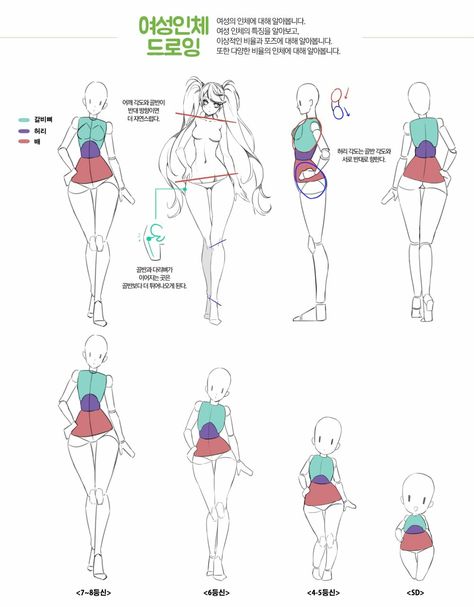 Drawing Anime Bodies, Human Anatomy Drawing, Manga Drawing Tutorials, Body Reference Drawing, Art Manga, 캐릭터 드로잉, Figure Drawing Reference, Body Drawing, Anime Drawings Tutorials