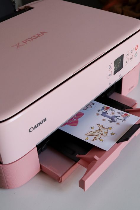 Canon Printer Pixma, Printer Aesthetic, Pink Printer, Stationery Obsession, Canon Printer, Giveaway Gifts, Small Business Packaging Ideas, Office Room Decor, Home Electronics