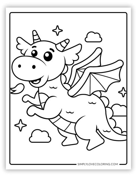 Free dragon coloring pages are great for educational activities for kids, crafts, road trips, and more. Get ideas on fun ways to turn them into a learning experience. Dragon Crafts Preschool, Dragon Pictures To Color, Dragon Coloring Pages, Library Resources, Dragon Coloring, Dragon Kid, Dragon Tales, Dragon Crafts, Dragon Coloring Page