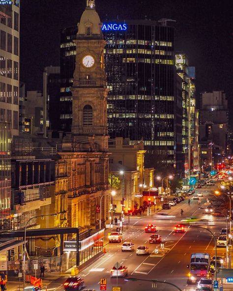 Adelaide Aesthetic, Adelaide Australia Aesthetic, Sydney Night Aesthetic, Sydney Australia Aesthetic Night, Sydney City Night Aesthetic, Adelaide Australia City, Adelaide City, University Of Adelaide, City Of Adelaide