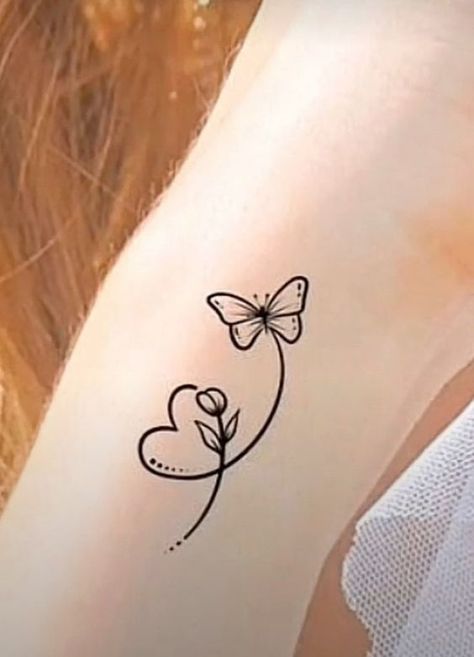 Henna Butterfly Design, Mini Henna Tattoo, Rabe Tattoo, Believe Tattoos, Tattoos Infinity, Ankle Tattoos For Women, Flower Wrist Tattoos, Butterfly Tattoos For Women, Simple Henna Tattoo