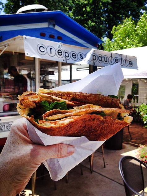 Weddings in Arkansas Food Truck Pick: Crepes Paulette Crepes Food Truck, Crepe Food Truck, Carnival Foods, Arkansas Food, Carnival Food, Crepe Recipes, Fun Cooking, Food Truck, Aesthetic Food