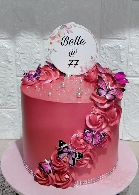 Creative Cake Decorating, Cake Decorating Frosting, Cake Decorating  image and visual related images 47th Birthday Cake For Women, 37th Birthday Cake For Women, 77th Birthday Cake, 77 Birthday Cake, Mama Cake, Birthday Cake For Women, Birthday Cake For Women Simple, Cake For Women, 2023 Birthday