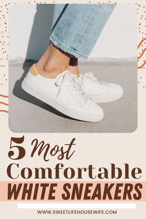 Do you want to get a pair of comfortable sneakers? Here is the most comfortable and stylish white sneakers for you. It is very good for running and travelling. Women’s White Sneakers, White Tennis Shoes Outfit, Sneakers Outfit Spring, Dressy Sneakers, Elegant Sneakers, Casual White Sneakers, Casual Tennis Shoes, Most Comfortable Sneakers, Best White Sneakers