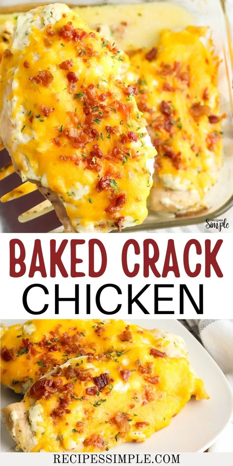 Easy Baked Chicken Breast, Chicken Breast Recipes Baked, Easy Chicken Breast, Chicken Breast Recipes Easy, Easy Baked Chicken, Easy Chicken Dinner Recipes, Chicken Tender Recipes, Oven Chicken, Baked Chicken Breast