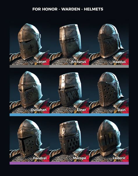 FOR HONOR - WARDEN - Album on Imgur missing season two and three's  addition For Honor Warden, For Honor Armor, Helmet Template, Armor Drawing, Medieval Helmets, Armor Clothing, Knights Helmet, Historical Armor, 다크 판타지