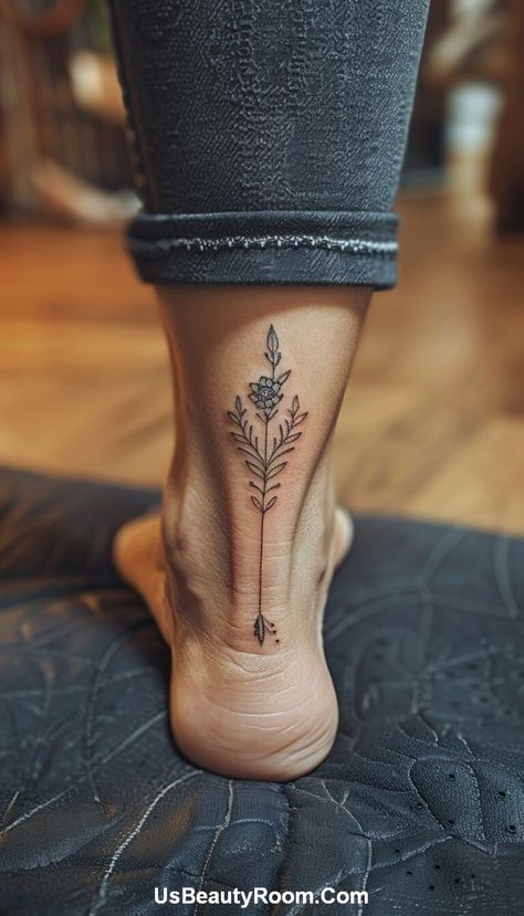 Around Ankle Tattoos For Women, Lotus Foot Tattoos For Women, Pretty Ankle Tattoos For Women, Foot Tatoos Woman, Heel Tattoos For Women, Achilles Tendon Tattoo, Side Foot Tattoos For Women, Dainty Horseshoe Tattoo, Unique Tattoo Inspiration