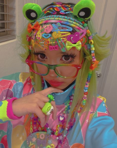 Cybr Grl, Decora Kei Fashion, Decora Girl, Decora Outfits, Decora Aesthetic, Decora Harajuku, Harajuku Decora, Kei Fashion, Harajuku Fashion Street