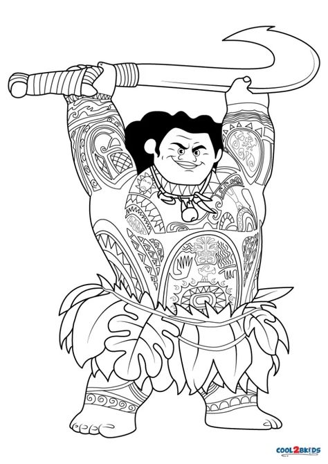 Disney Colouring, Disney Colouring Pages, Maui Moana, Moana Coloring, Moana Movie, Moana Coloring Pages, Fun Zone, Shark Party, Disney Colors