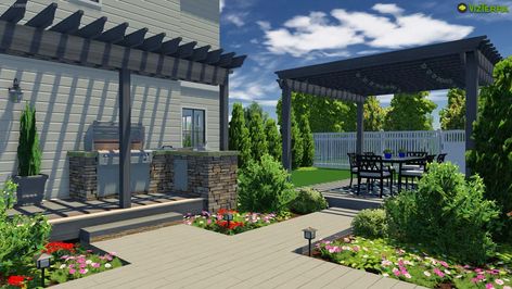 3D Landscape Design Software Made Easy | VizTerra Garden Landscape Design Plan, Free Landscape Design Software, Landscape Design Program, Landscape Design Plan, 3d Landscape Design, Garden Design Software, Free Landscape Design, Landscape Design Software, Landscaping Software