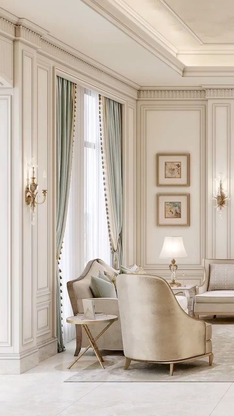 Bedrooms Colors, Rooms Curtains, Colorful Bedrooms, Curtains Bangs, Bangs Medium Hair, Neoclassic Interior, Hair Curtain Bangs, Curtain Bangs Long Hair, Neoclassical Interior Design