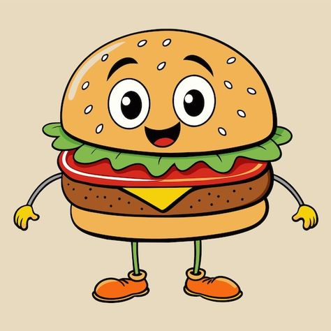 Free Vector | Cute Burger Chef Thumbs Up Cartoon Icon Illustration. Food Chef Icon Isolated . Flat Cartoon Style Thumbs Up Cartoon, Cute Burger, Burger Chef, Burger Cartoon, Up Cartoon, Illustration Food, Cartoon Icons, Cartoon Style, Icon Illustration