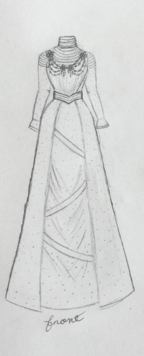 1800s Dresses Sketch, Victorian Era Drawing Reference, How To Draw Victorian Dresses, 1900s Fashion Drawing, Baroque Dress Drawing, Victorian Era Dresses Drawing, Victorian Outfit Drawing, Old Dress Drawing, Old Dresses Drawing