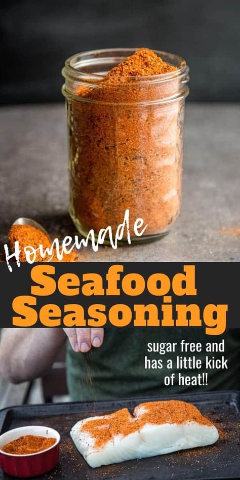 Homemade Seafood Seasoning, Seafood Seasoning Recipe, Spice Combos, Smoked Seafood, Dressings Recipes, Bbq Tips, Spice Rubs, Man Recipes, Grilled Recipes