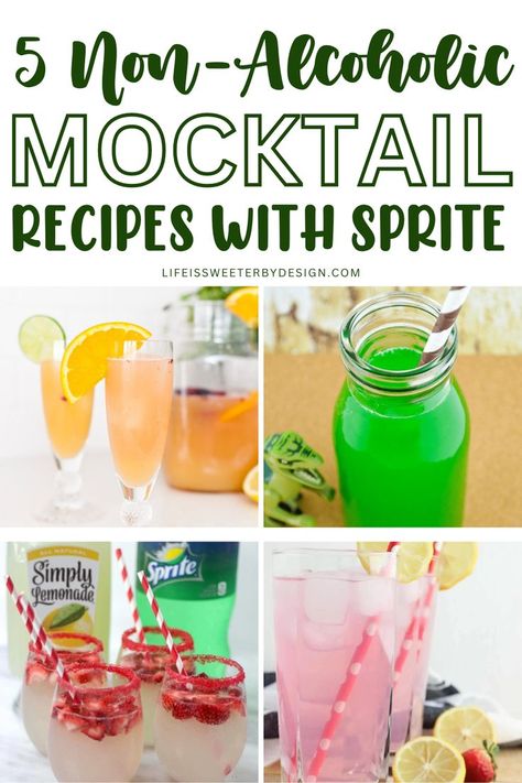 Looking for fun and refreshing drinks? 🍋 These mocktail recipes with Sprite are perfect for parties, family gatherings, or a casual treat. From fruity blends to fizzy favorites, there's something for everyone to enjoy! Simple, delicious, and great for any occasion! Recipes With Sprite, Recipes For Drinks, Drinks Non Alcoholic, Mocktail Recipes, Beverage Recipes, Mocktail Recipe, Refreshing Drinks, Mocktails, Non Alcoholic